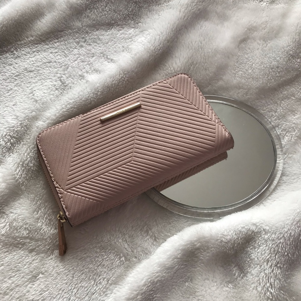pink aldo wallet